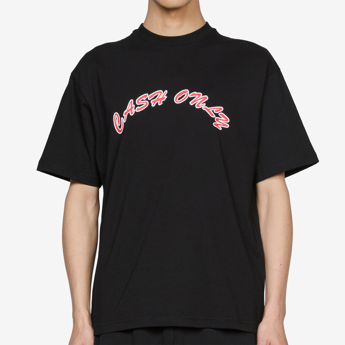 Grid Logo T-Shirt Black Tees