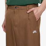 Albatross Skate Slack Pants Mosswood Brown | White