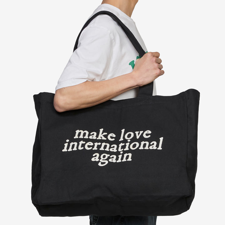Mlia Tote Bag Vintage Black Front