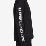 Print On Sleeve Longsleeve T-Shirt Black