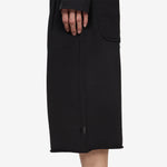 Pleated Shorts Back Pile Black