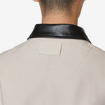 Opado Double Cotton Satin Jacket Light Taupe