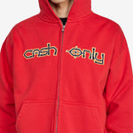 Protocol Zip-Thru Hood Washed Red