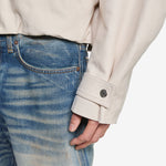 Opado Double Cotton Satin Jacket Light Taupe