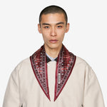 Volta Triangle Check Bandana Burgundy | Brown
