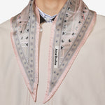 Volta Triangle Check Bandana Pink | Taupe