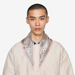 Volta Triangle Check Bandana Pink | Taupe