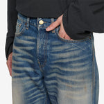 2010M Regular Fit Jeans Mid Blue