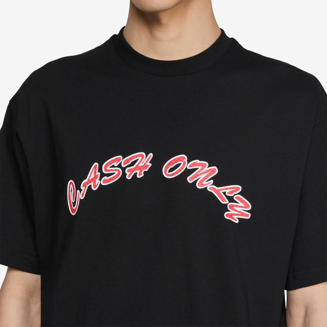 Grid Logo T-Shirt Black Tees
