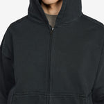 Tour Zip Hood Black