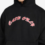 Grid Logo Pullover Hood Black