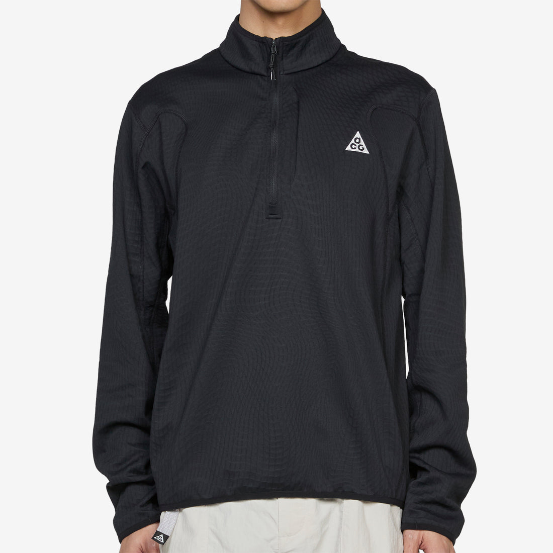 ACG 'Wolf Grid' Therma-FIT 1/2-Zip Hiking Top Black | Summit White Jumpers
