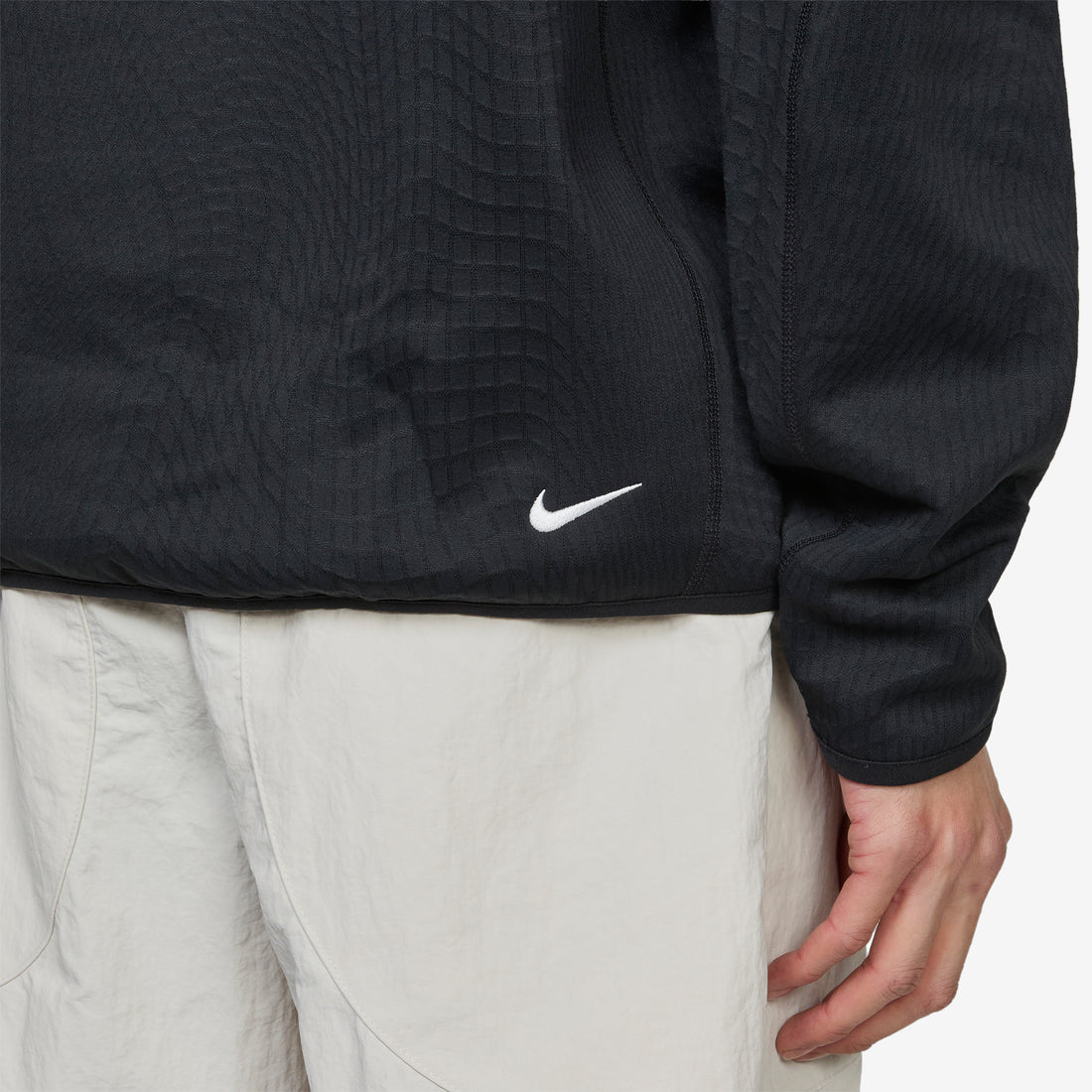 ACG 'Wolf Grid' Therma-FIT 1/2-Zip Hiking Top Black | Summit White Jumpers