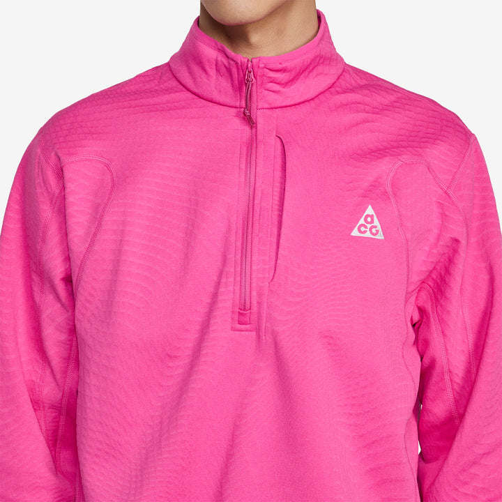 ACG 'Wolf Grid' Therma-FIT 1/2-Zip Hiking Top Desert Pink | Summit White