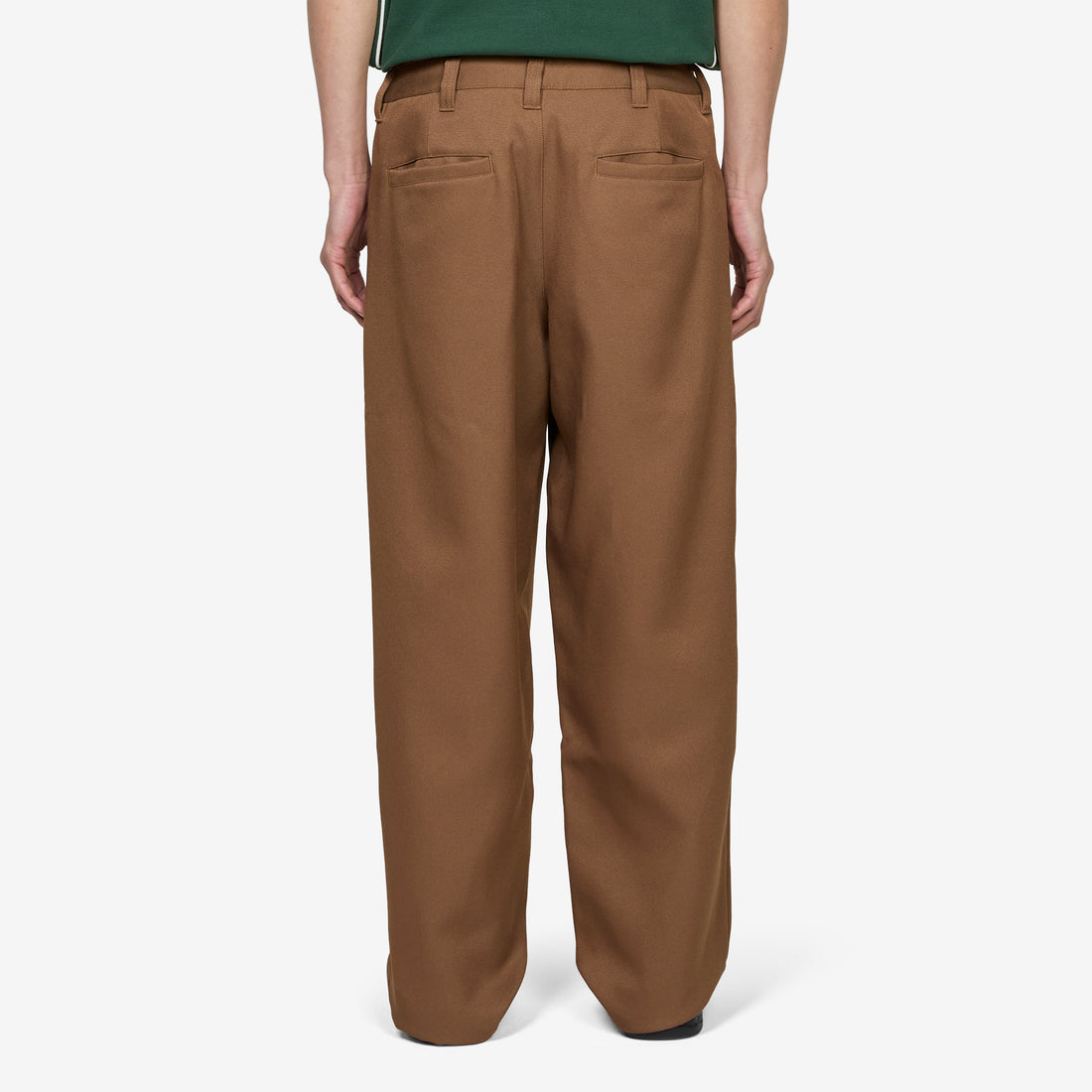 Albatross Skate Slack Pants Mosswood Brown | White Pants