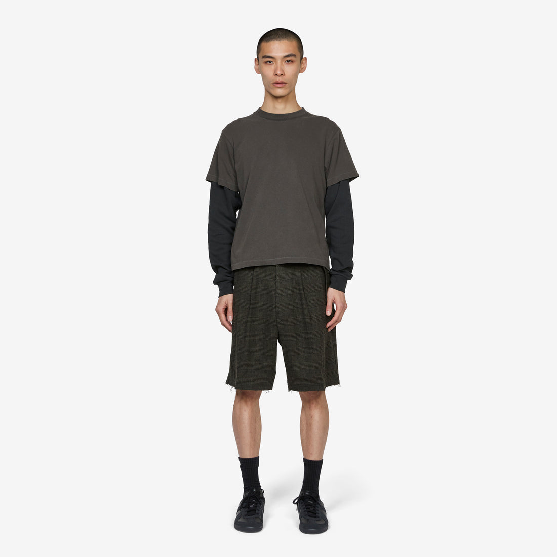 Tide Layer Longsleeve Charcoal | Black Tees