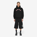 Grid Logo Pullover Hood Black
