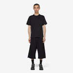 Football Back Print Short Sleeve T-Shirt Black