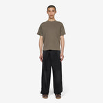 Pleated Work Pant Black Herringbone