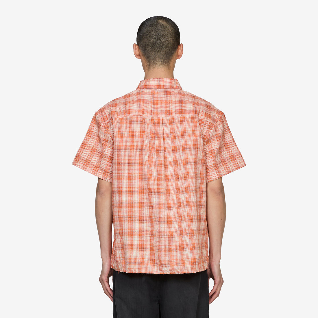 Hold Shirt Orange Check Shirts
