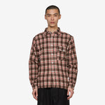 Longsleeve Pocket Shirt Brown Red Check