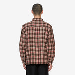 Longsleeve Pocket Shirt Brown Red Check