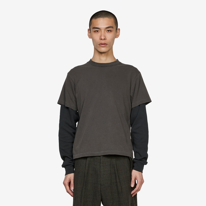 Tide Layer Longsleeve Charcoal | Black Front