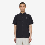 ACG 'Aireez' Button-Up Trail Running Top Black | Summit White