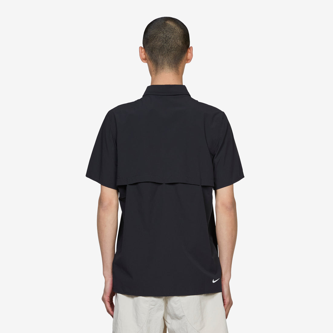 ACG 'Aireez' Button-Up Trail Running Top Black | Summit White Shirts