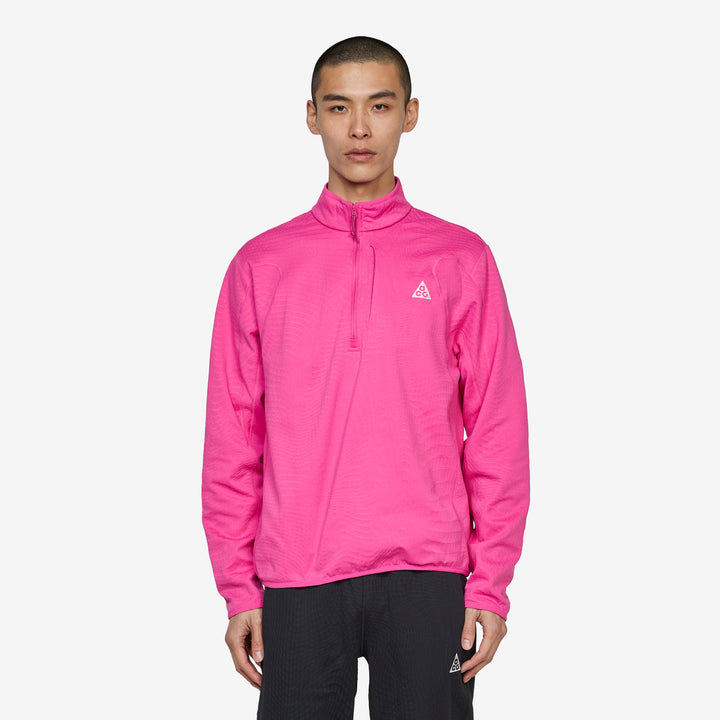 ACG 'Wolf Grid' Therma-FIT 1/2-Zip Hiking Top Desert Pink | Summit White Front