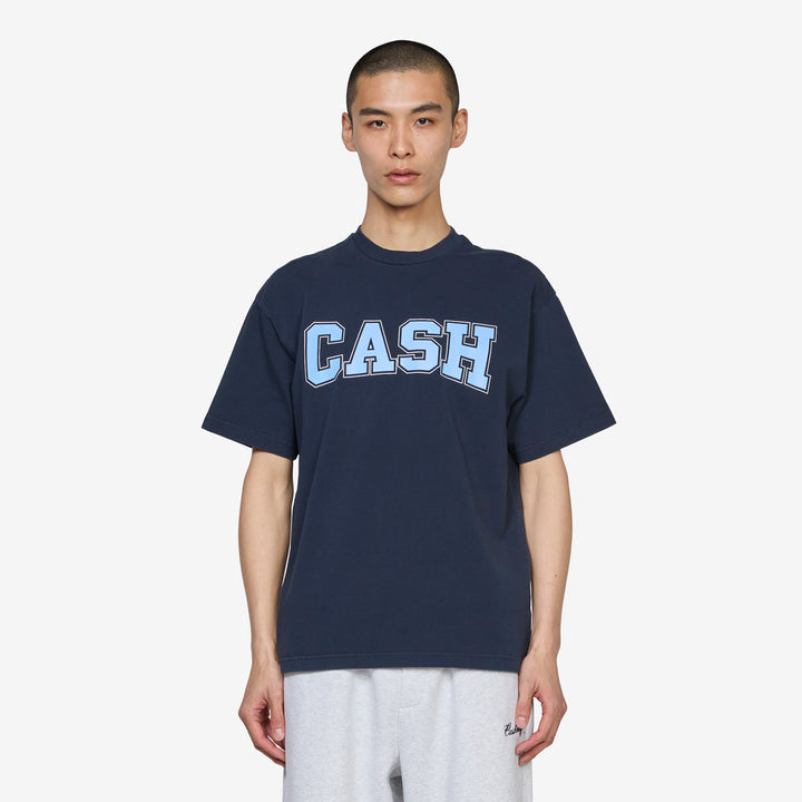 Campus T-Shirt Washed Navy Front