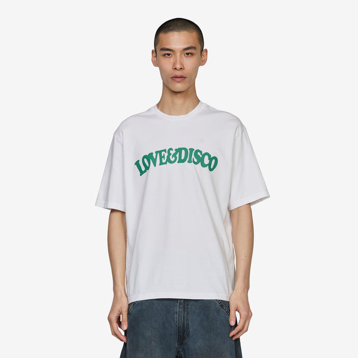 Rainbow Disco Club T-Shirt White Front