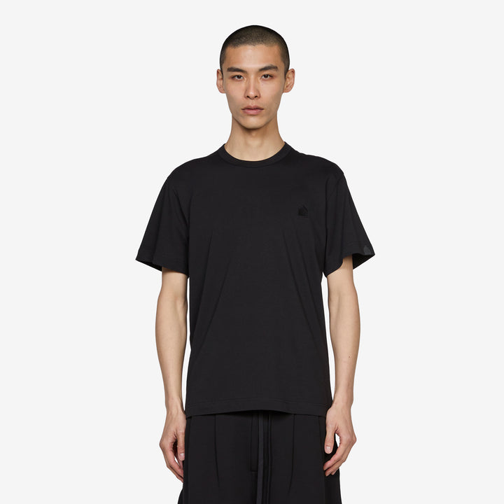 Football Back Print Short Sleeve T-Shirt Black Front
