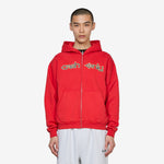 Protocol Zip-Thru Hood Washed Red