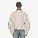 Opado Double Cotton Satin Jacket Light Taupe