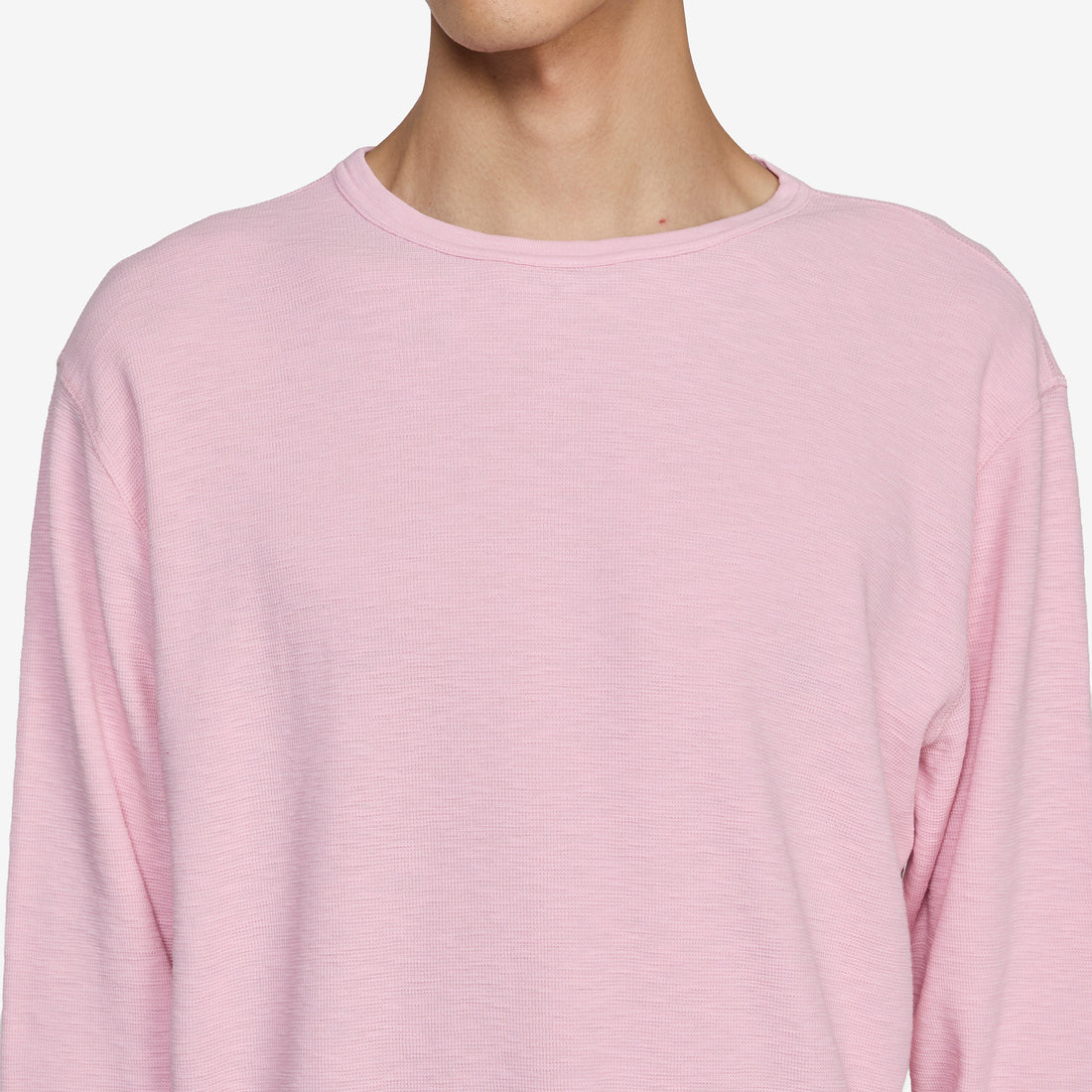 Waffle T-Shirt Longsleeve 690 Pink Tees