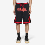 Diamond Shorts Black | University Red