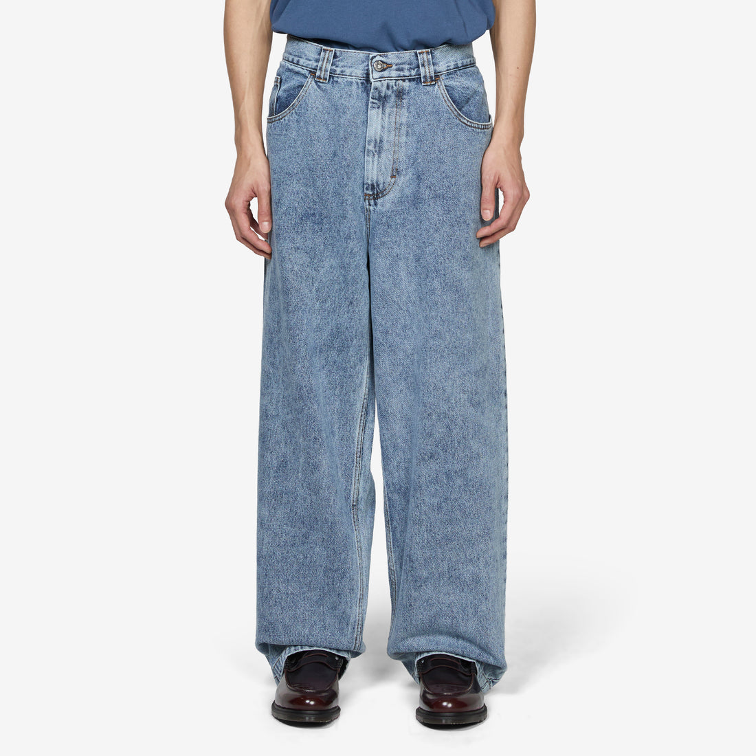 Big Boy Pants Heavy Washed Blue Pants