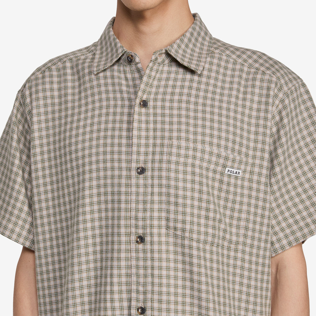 Mitchell Shirt Beige | Green Shirts