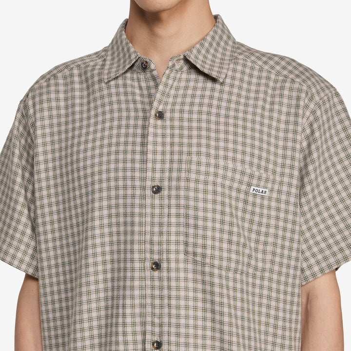 Mitchell Shirt Beige | Green
