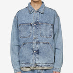 Patrik Jacket Heavy Washed Blue