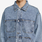 Patrik Jacket Heavy Washed Blue