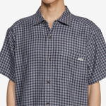 Mitchell Shirt Petrol | Bordeaux