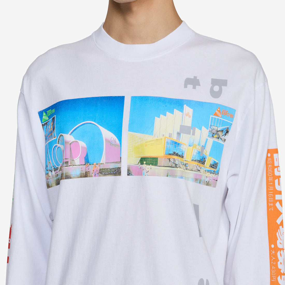 Expo85 Longsleeve T-Shirt White Tees