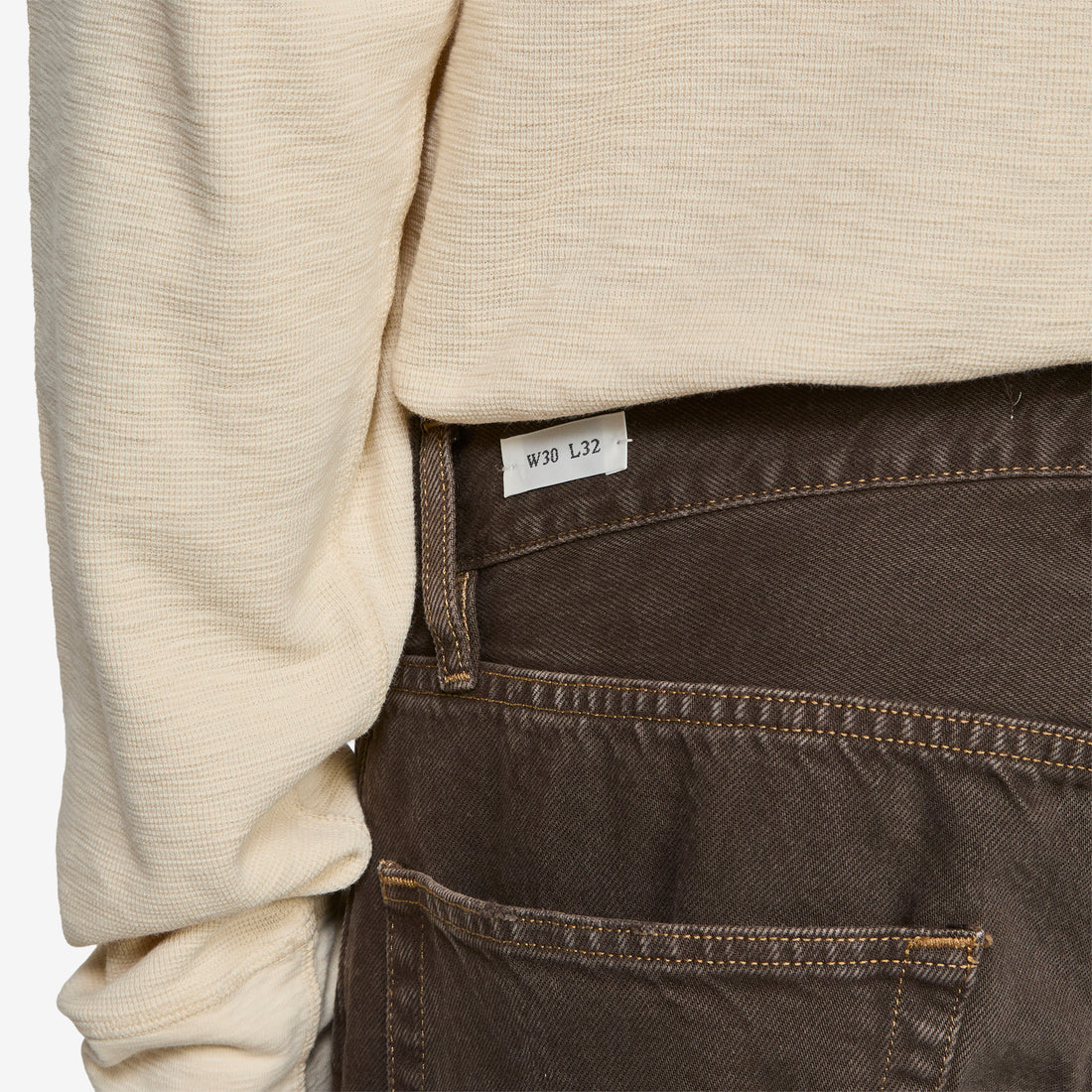 Loose Jeans 170 Vintage Brown Pants