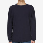 Waffle T-Shirt Longsleeve 200 Navy