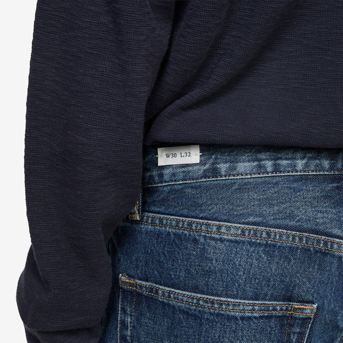 Loose Jeans 740 Dark Blue Worn Pants