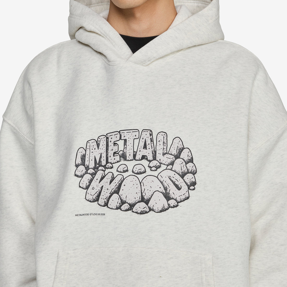 Stonehenge Hooded Sweatshirt Heather Grey Shirts