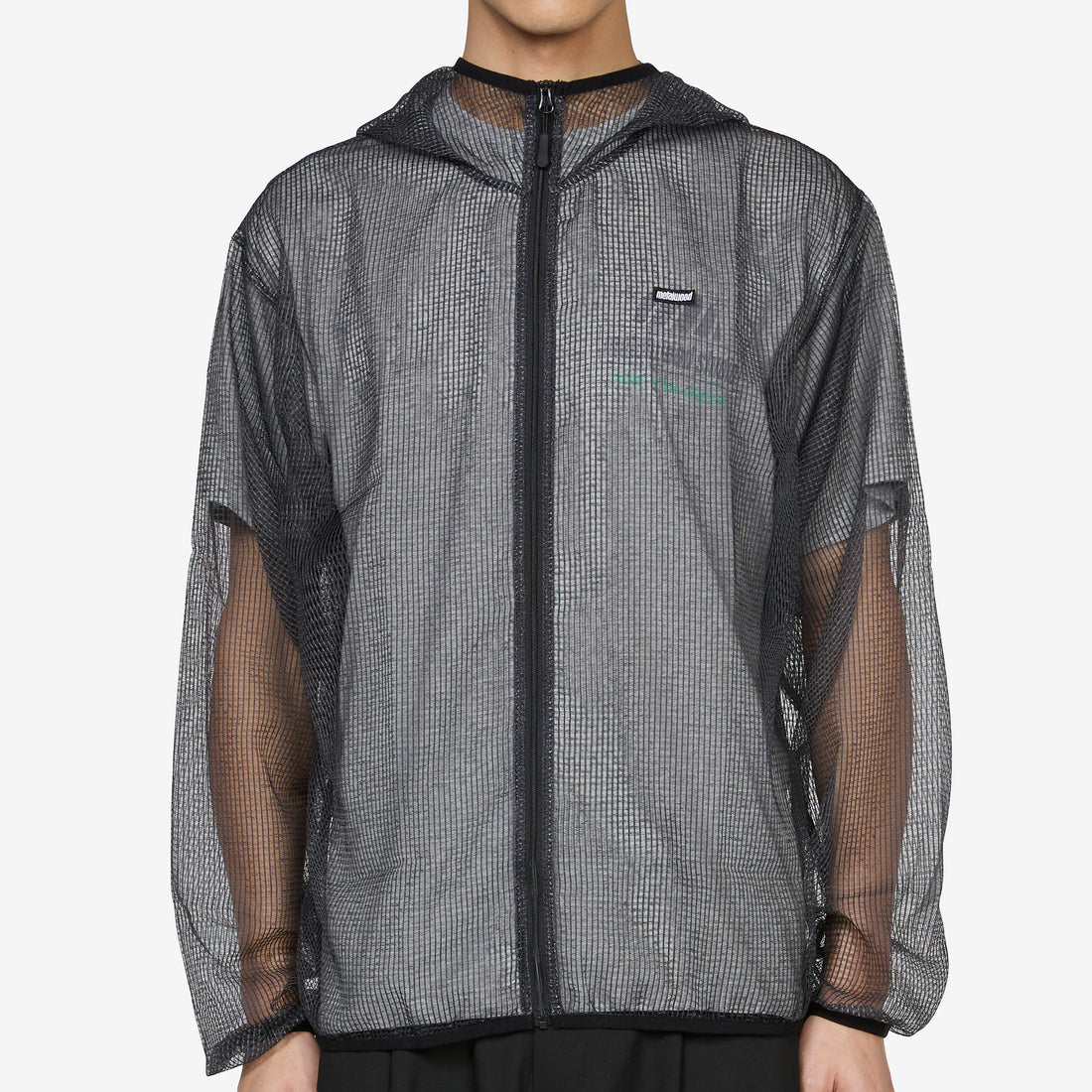 Net Parka Black Jackets