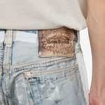 2021 Trompe L'oeil Tape Jeans Light Blue